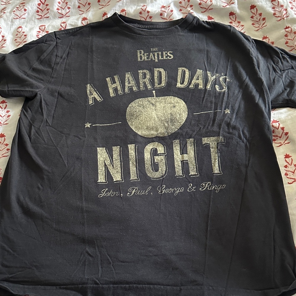 The Beatles Charcoal A Hard Day's Night Tee